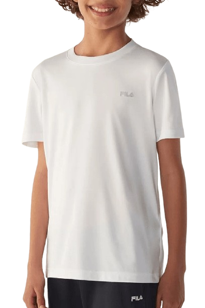 Camiseta Fila Basic Sports Infantil - Branca